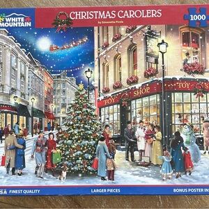 White Mountain “Christmas Carolers” Puzzle - 1000 Pieces
